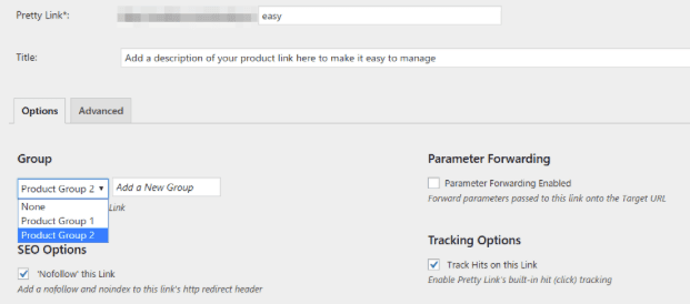 PrettyLinks Link Management 