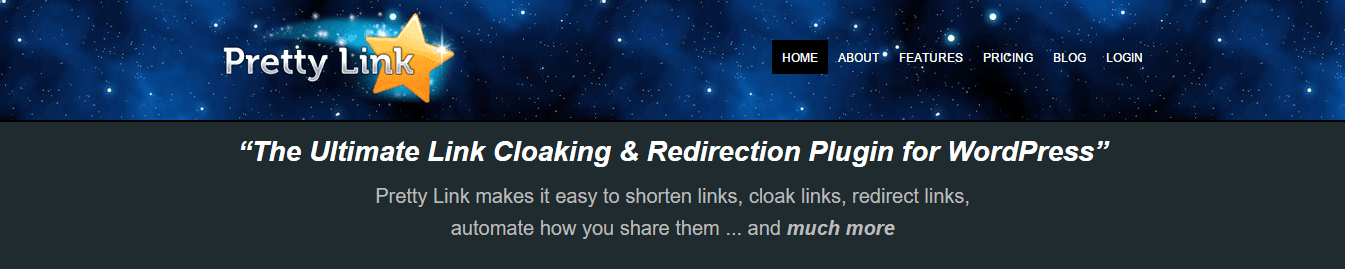 PrettyLinks screenshot