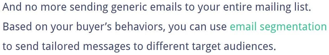 Texte d'ancrage incorporé dans un paragraphe