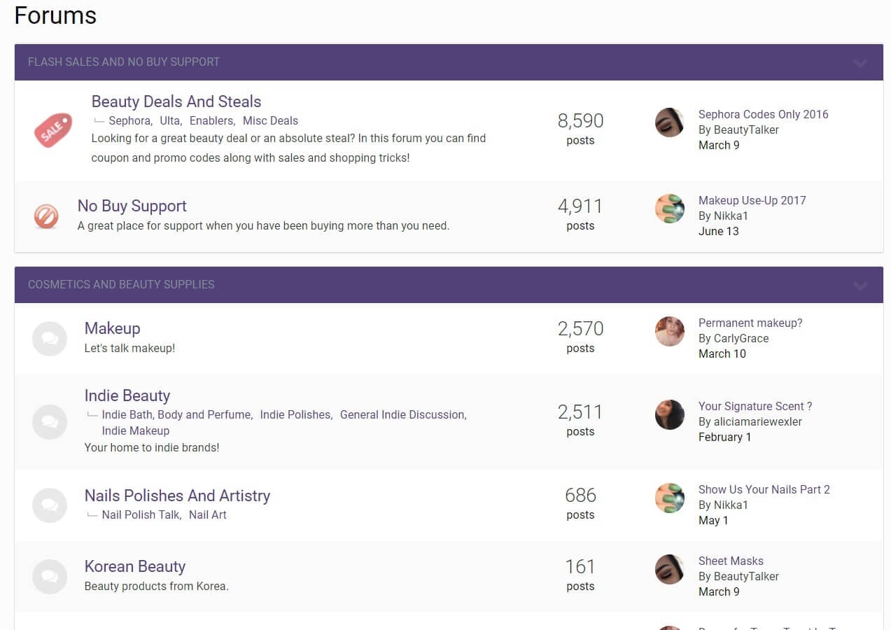 Un forum de l'industrie du maquillage et de la beauté