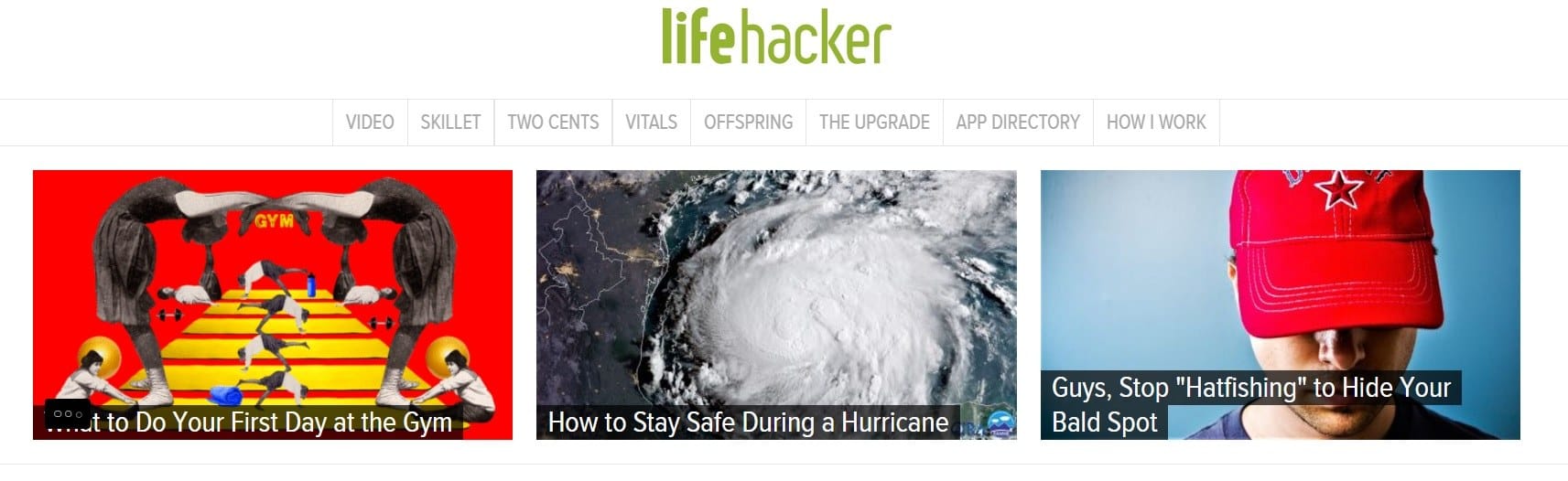 Página de inicio de Lifehacker
