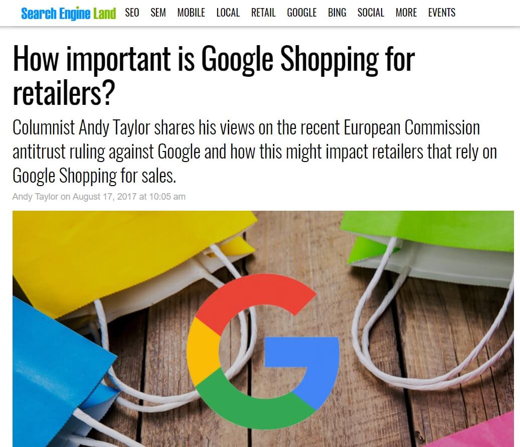 Un article invité sur Search Engine Land