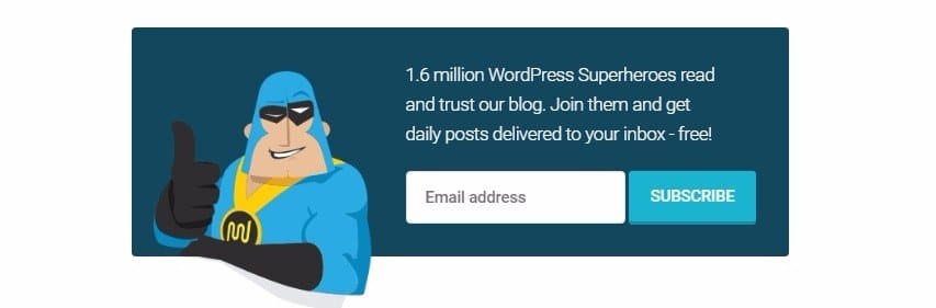 Inscription à la newsletter de WPMU Dev