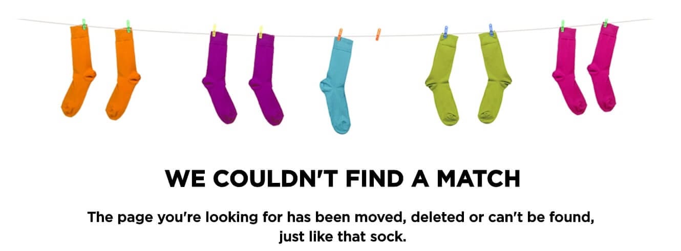 A página de erro 404 da Kohls