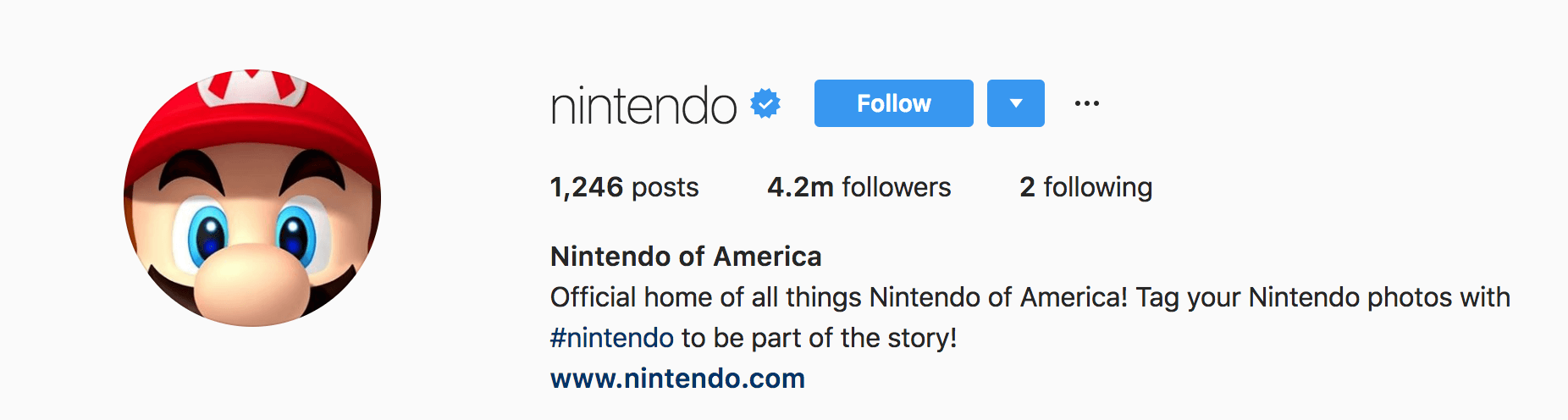 How to Put a Link in Your Instagram Bio Nintendo of America profile
