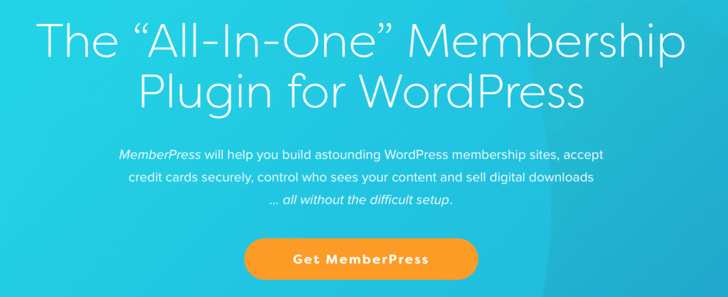 O site do plug-in do WordPress MemberPress.