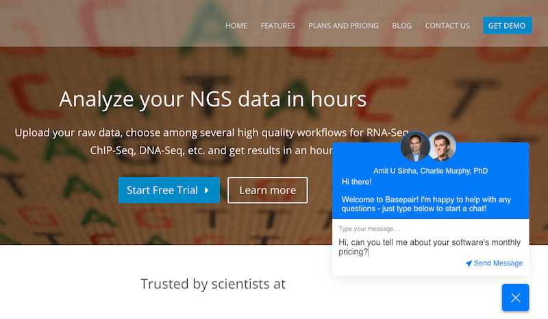 Un service de chatbot.