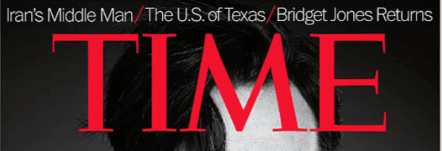 The Time Magazine logo.