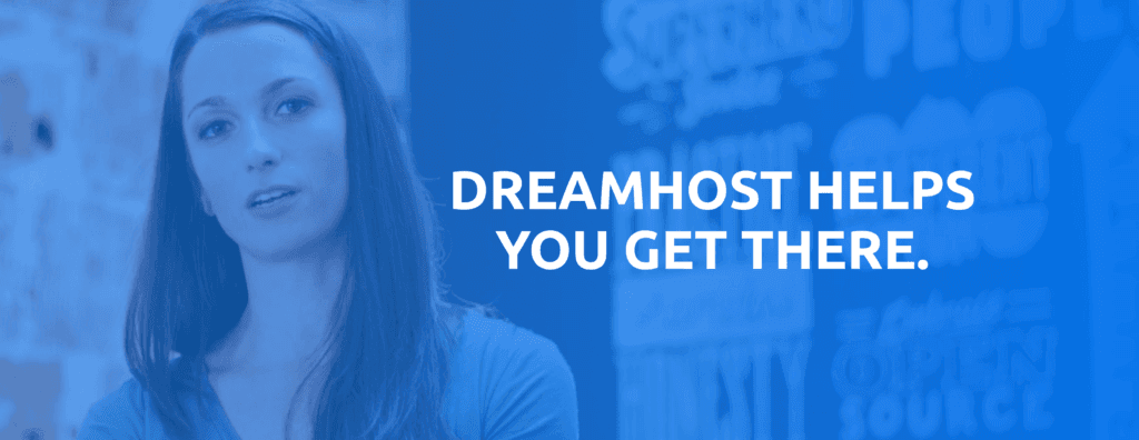 The DreamHost website.