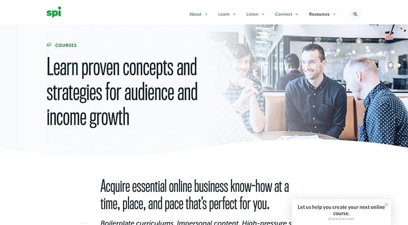 Página inicial do Smart Passive Income.