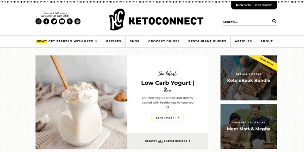 Die KetoConnect-Mitgliedswebsite untersucht Mikro-Gemeinschaften