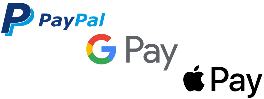 Monederos digitales: PayPal, G Pay y Apple Pay