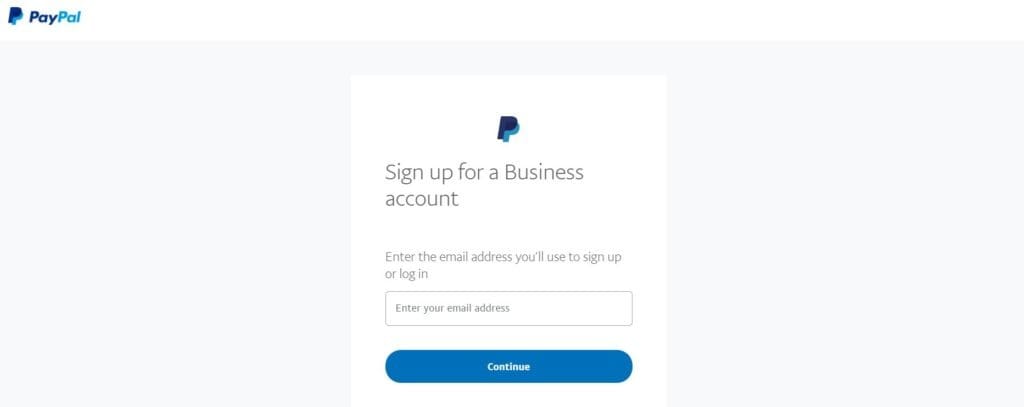 Contratar una cuenta de empresa PayPal.