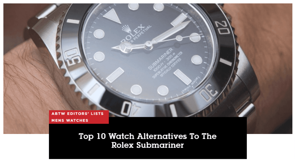 An alternatives listicle example by A Blog To Watch