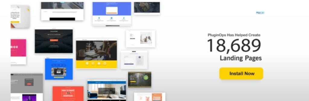 El plugin Landing Page Builder.