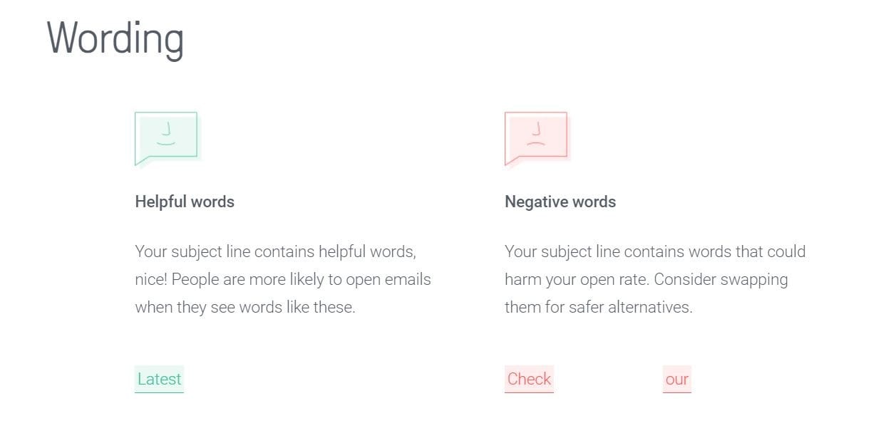 Omnisend vérifie la formulation de votre ligne d'objet.