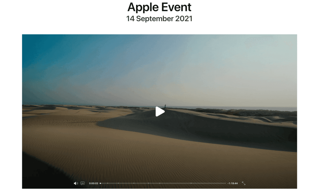Ein Beispiel für visuelle Videoinhalte. 
