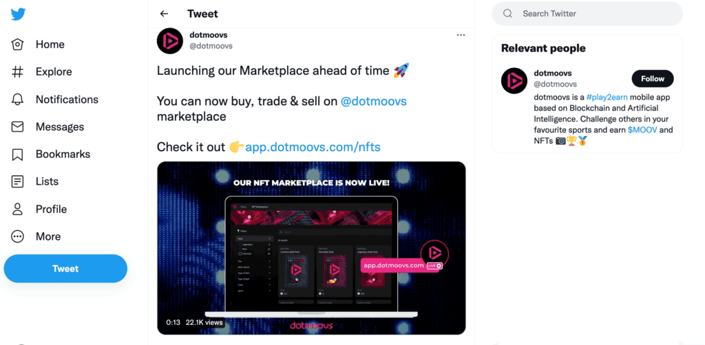 Visuelle Inhalte, die zur Werbung für eine Marke in den sozialen Medien verwendet werden.