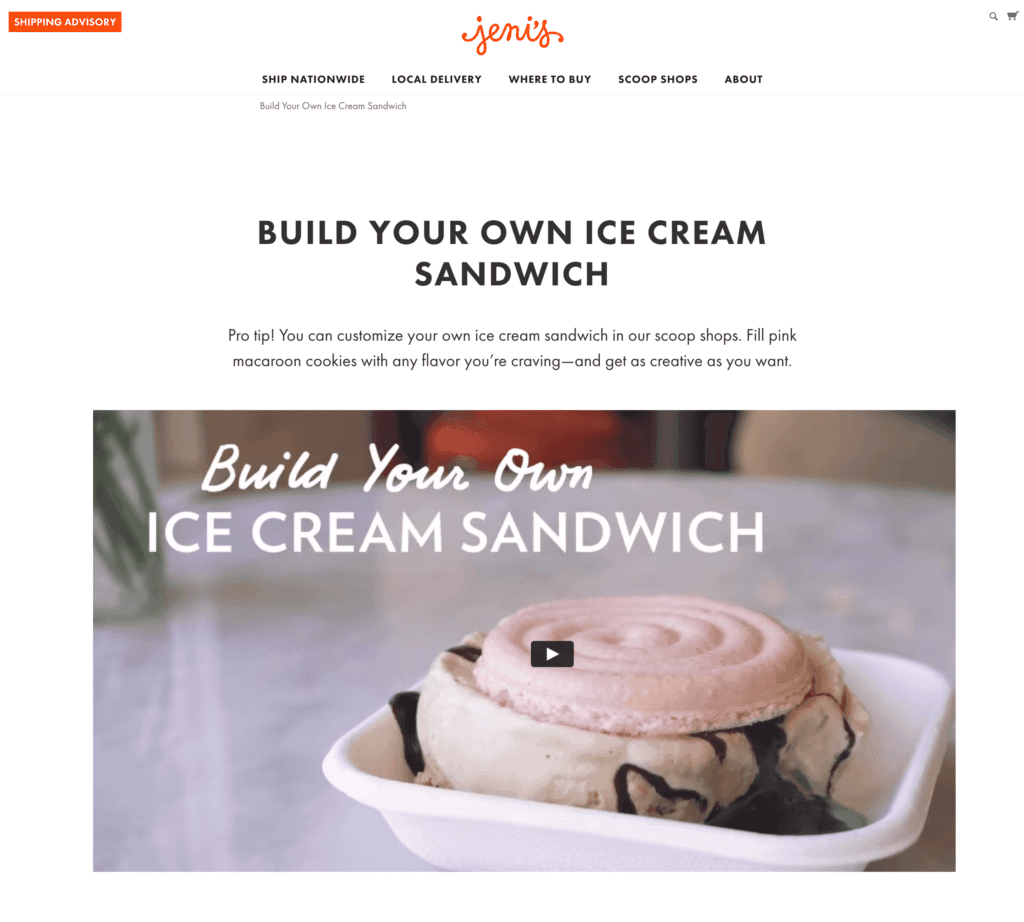 Ein Beispiel für visuelle Inhalte, die in einer Marketingstrategie verwendet werden. 