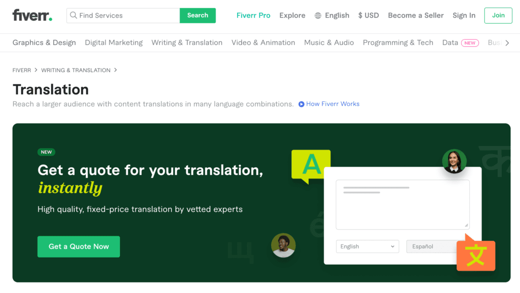 Translation is an affordable outsourcing task.