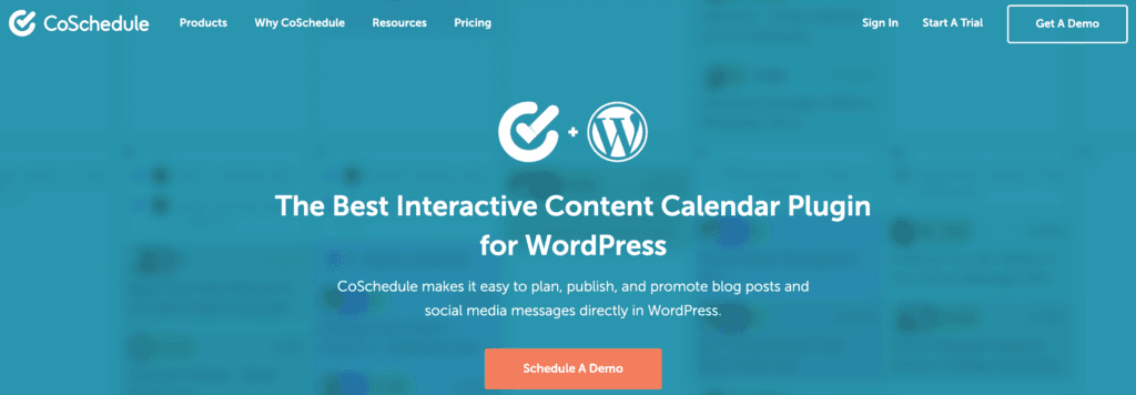 Plugin CoSchedule pour WordPress.