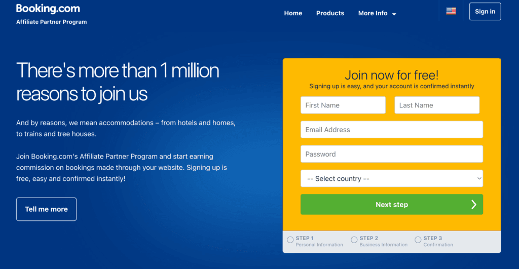 Programa de afiliación de Booking.com