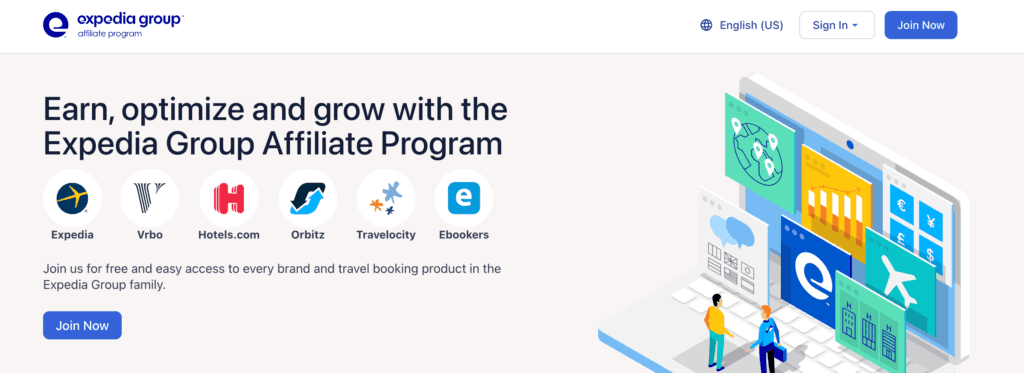 Programa de afiliación de Expedia