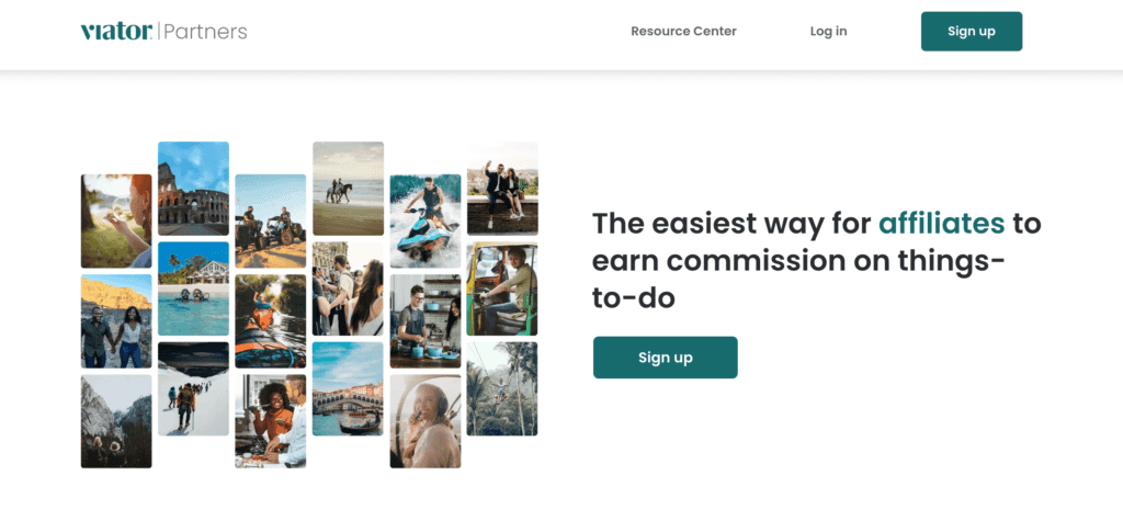 Programa de afiliados Viator