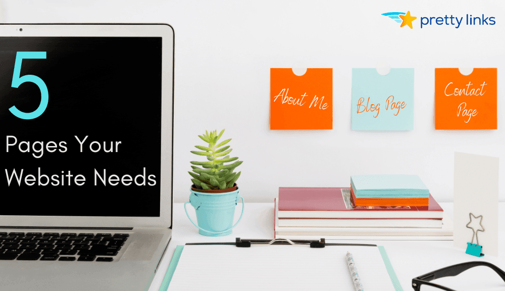 5 páginas que necesita su sitio web_PrettyLinks