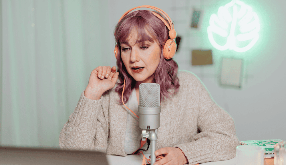 Gen Zs know how to interact with their audience in many different ways, such as with a podcast.