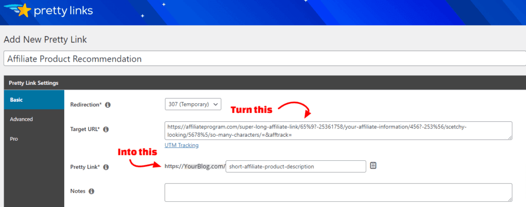 Ejemplo de enlace bonito