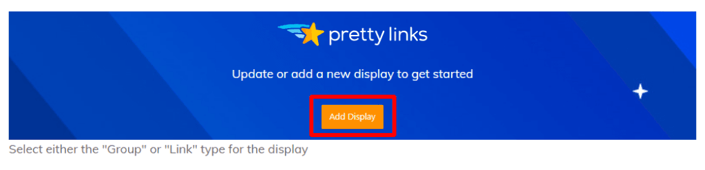 Add Product Display button