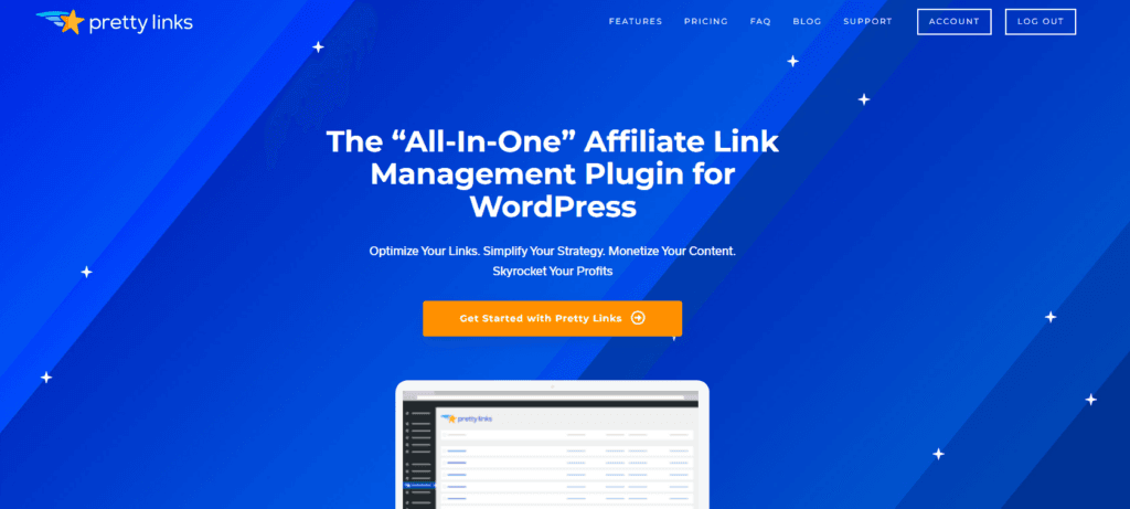 PrettyLinks homepage