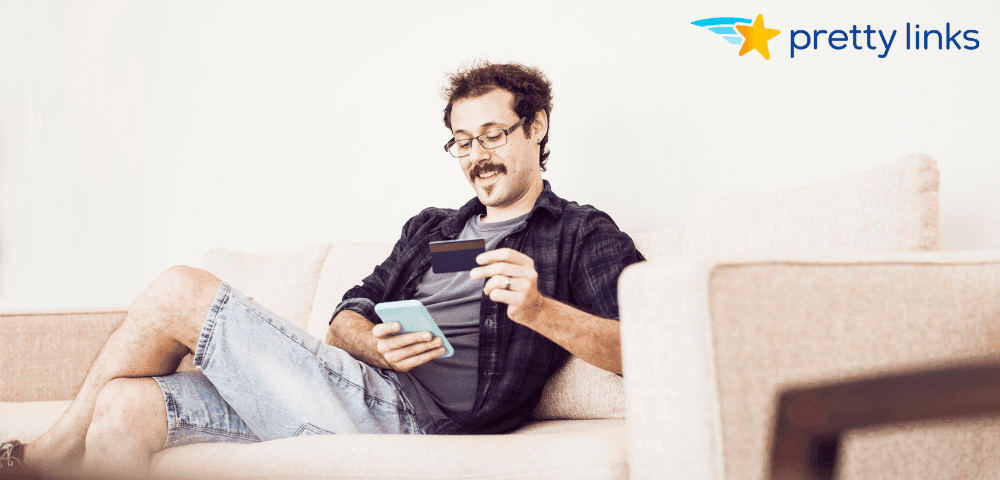 Compras em sites de marketing de afiliados mobilizados