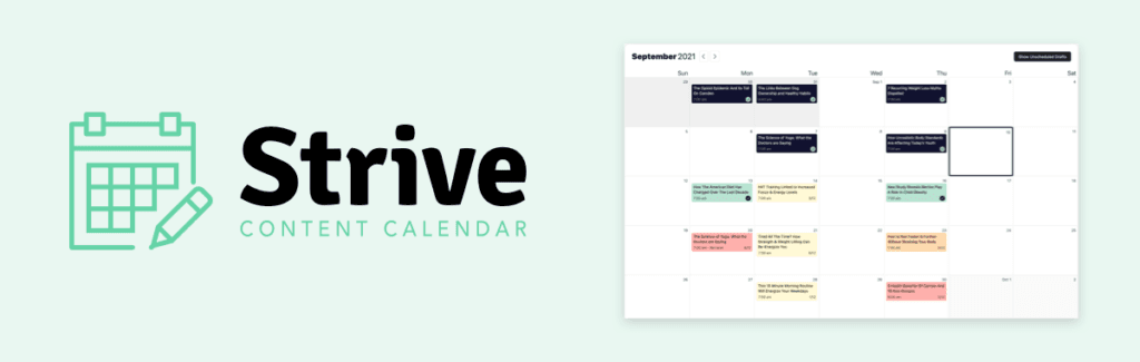 Strive Content Calendar