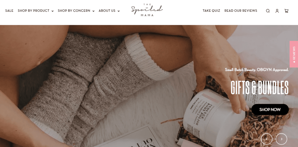 The Spoiled Mama homepage