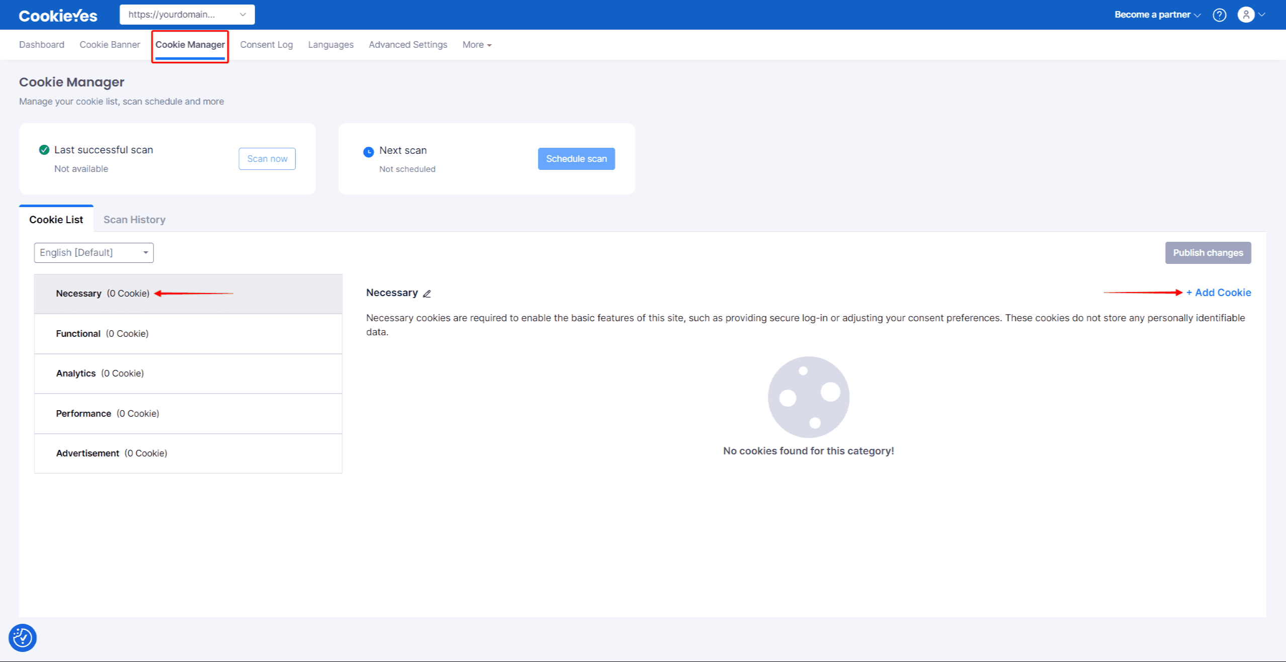 PrettyLinks - CookieYes Gestionnaire de cookies