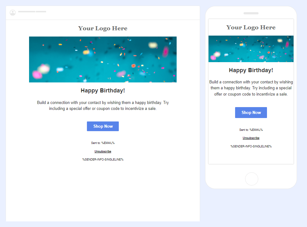 Schnelles und einfaches Versenden von segmentierungsbasierten E-Mails mit vorgefertigten ActiveCampaign-Vorlagen