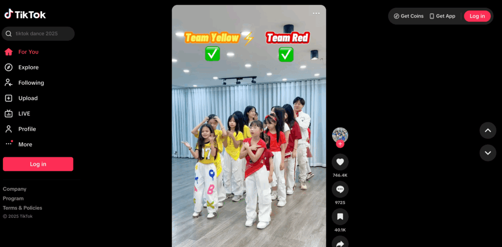Social Media Content on TikTok